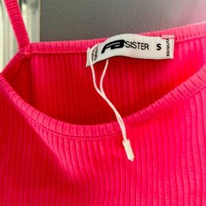 Summer halter short light pink